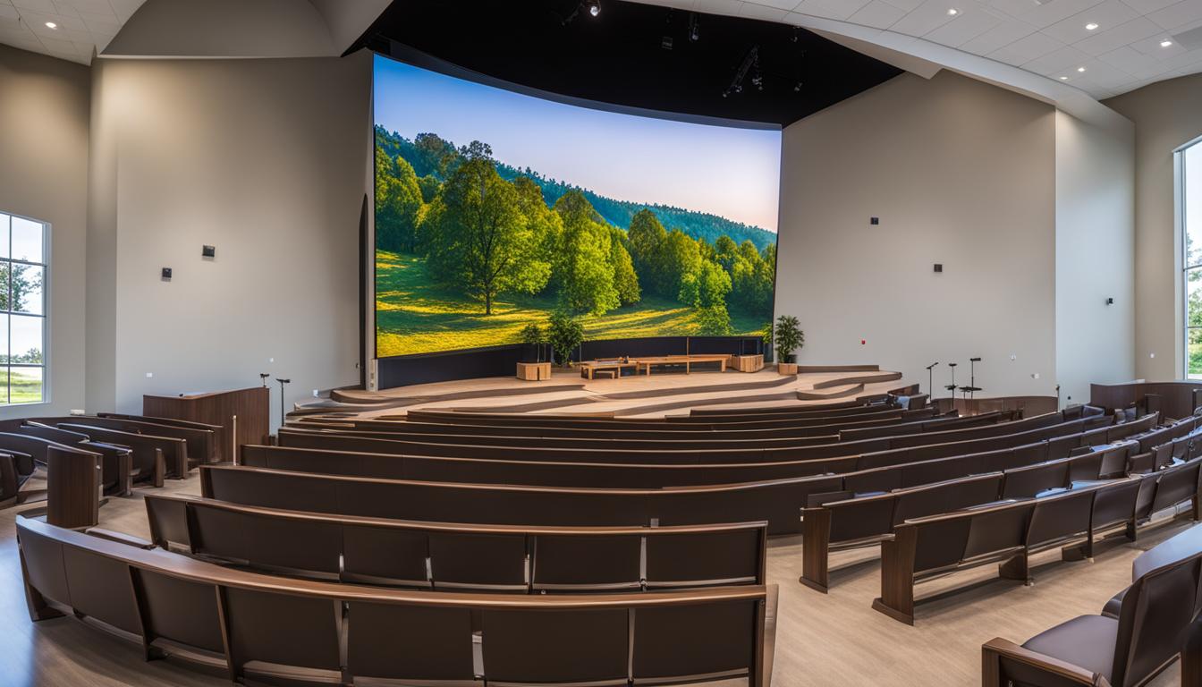 LED Screen For Church In Kannapolis