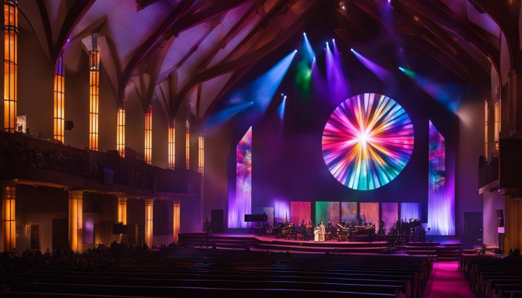 LED Screen For Church In Somerville