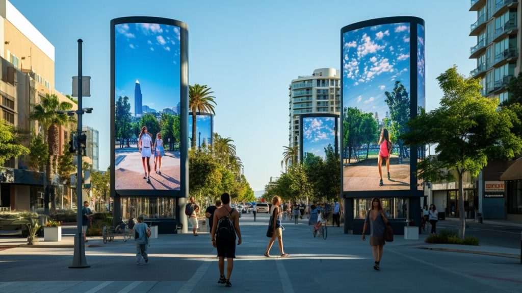 Digital signage in Long Beach