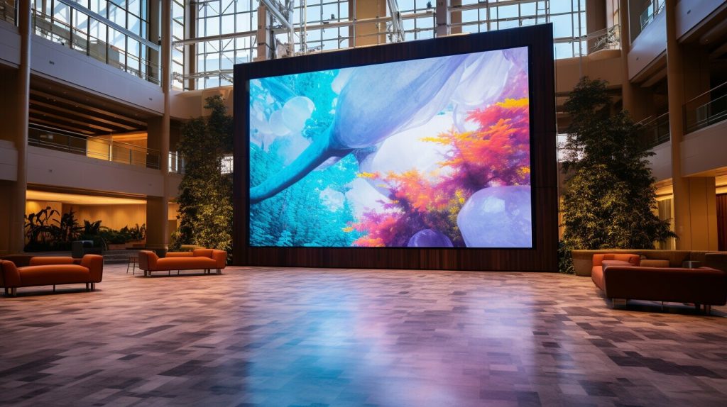 Indoor led screen in Oakland