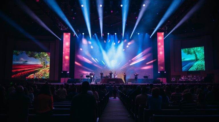 Led screen for church in Bakersfield