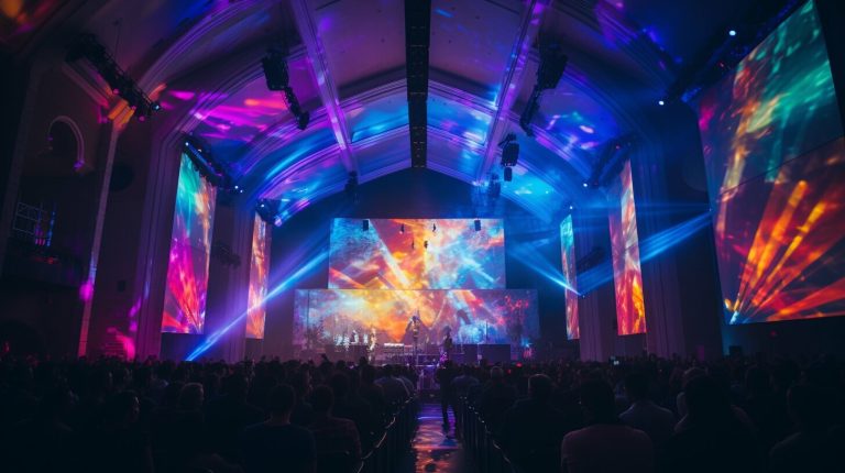Led screen for church in San Diego