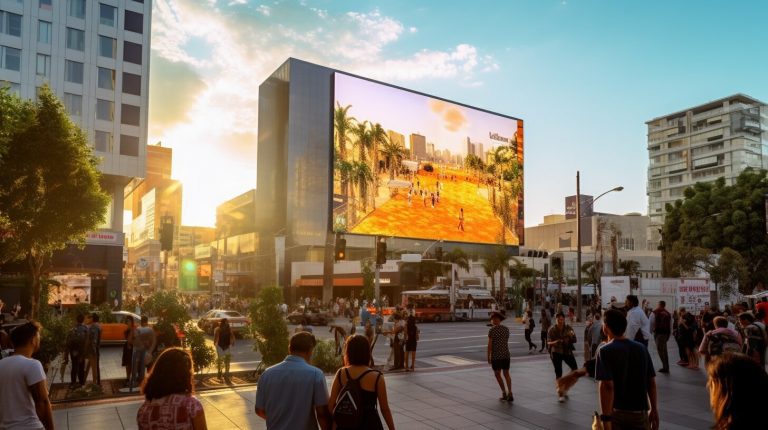Outdoor led screen in Los Angeles