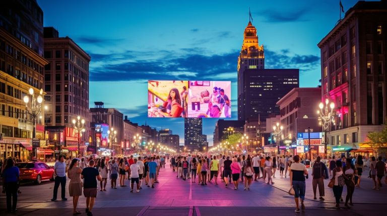 Big LED screen in Buffalo