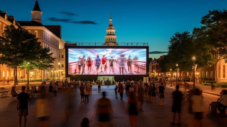 Big LED screen in Mount Vernon