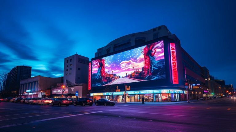 Big LED screen in New Rochelle