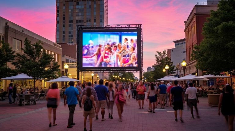 Big LED screen in Rochester