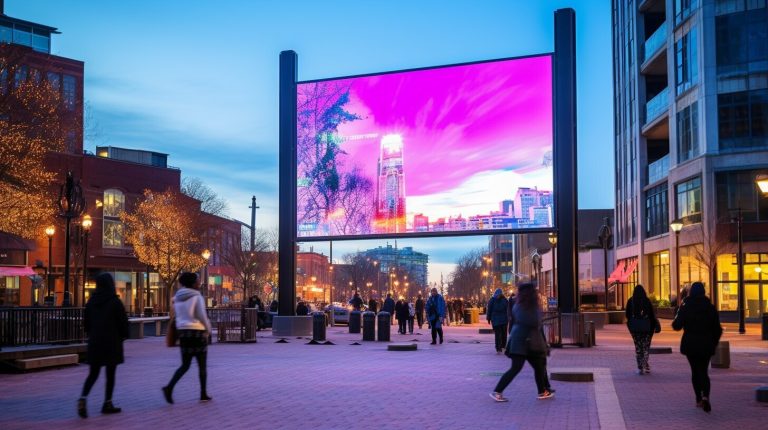 Big LED screen in Yonkers