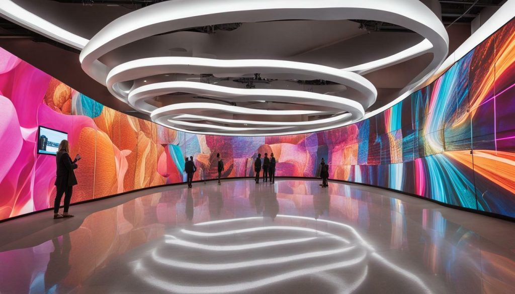 Curved LUMINA LED Video Walls