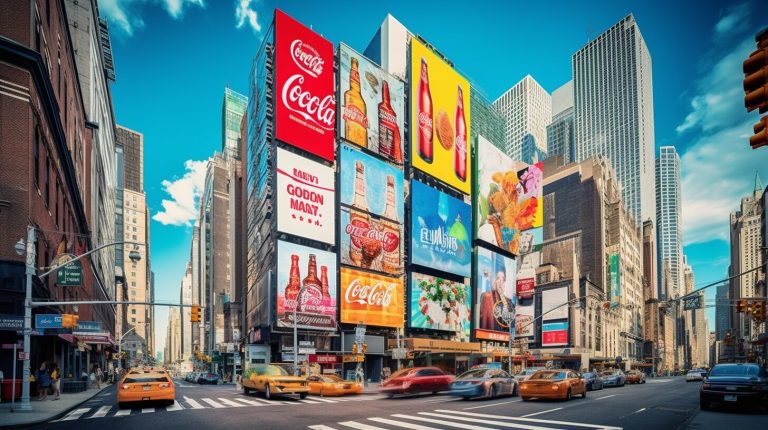 Digital signage in New York City