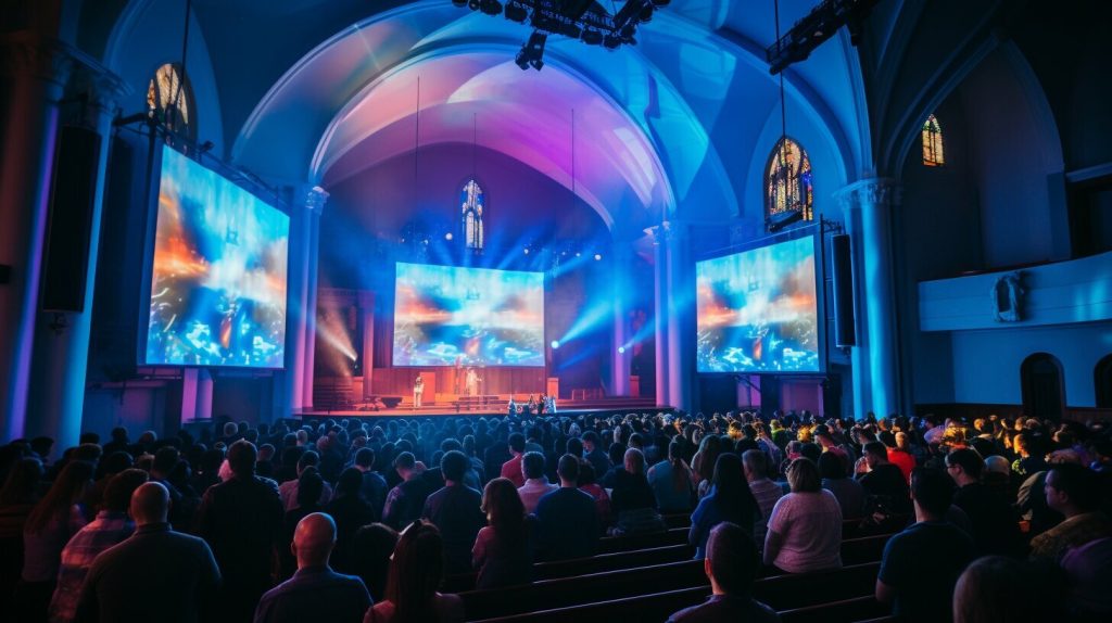 LED screen for church in Syracuse