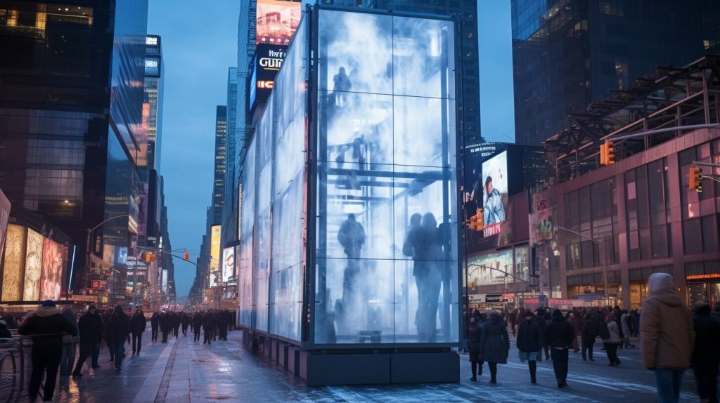 LED screen in New York City