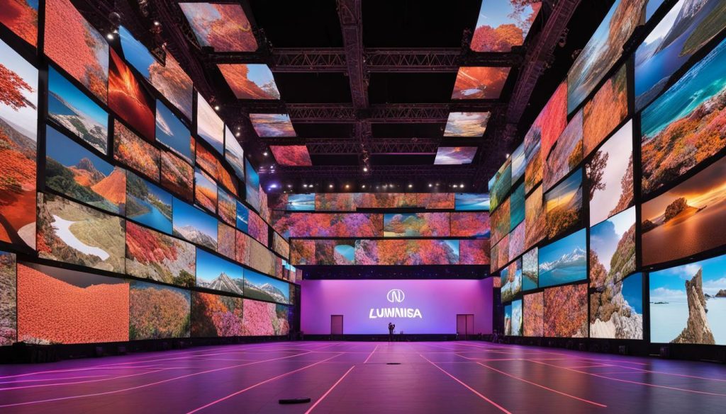 LED video wall