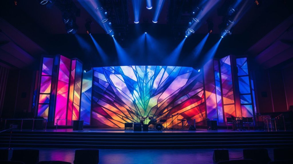 LED wall for church in Rochester