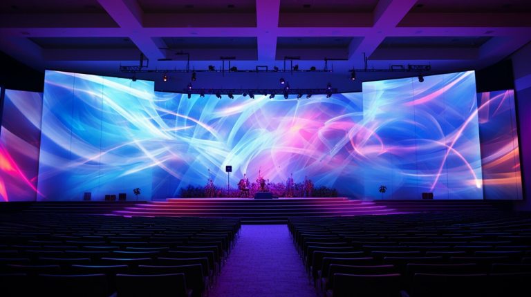 LED wall for church in Syracuse