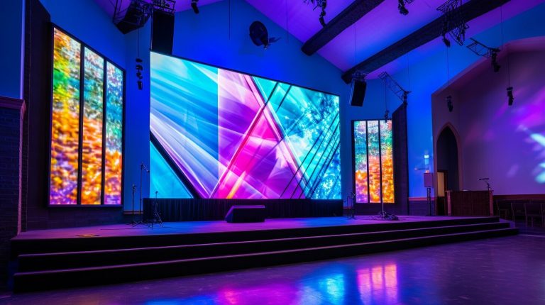 LED wall for church in Yonkers