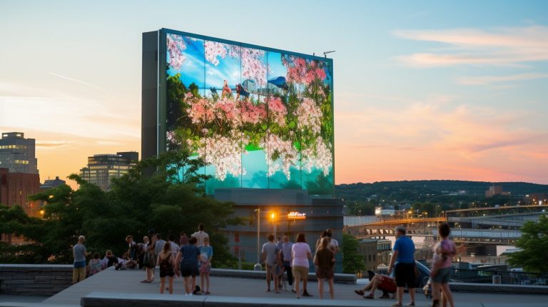 LED wall in Albany