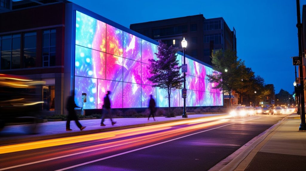 LED wall in New Rochelle