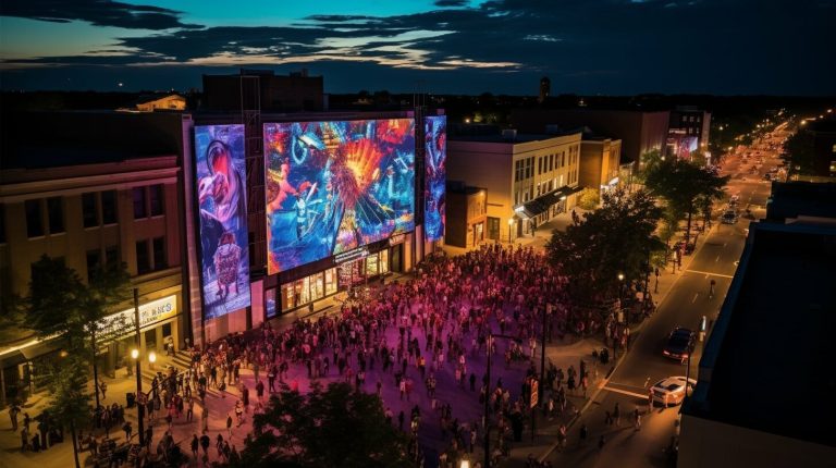 LED wall in Syracuse