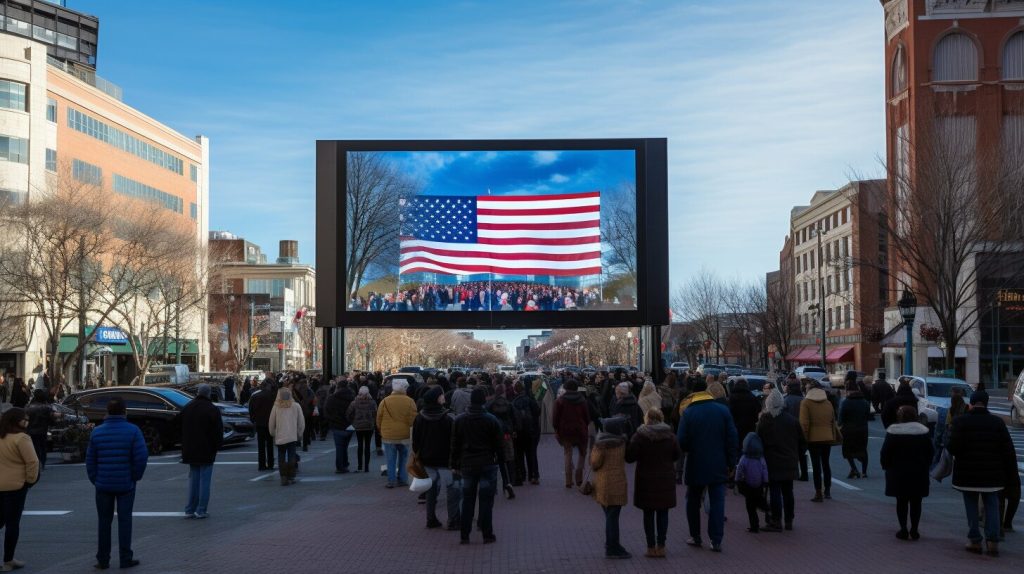 Outdoor LED screen in Mount Vernon