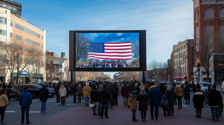 Outdoor LED screen in Mount Vernon