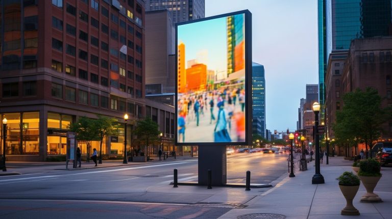 Outdoor LED screen in Syracuse