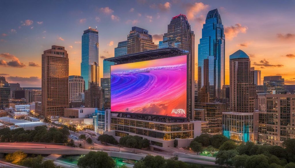 Best LED video wall in Austin