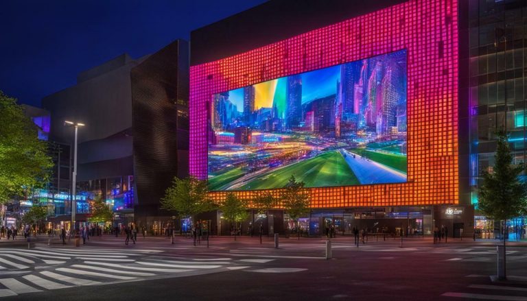 Big LED screen in Beaverton