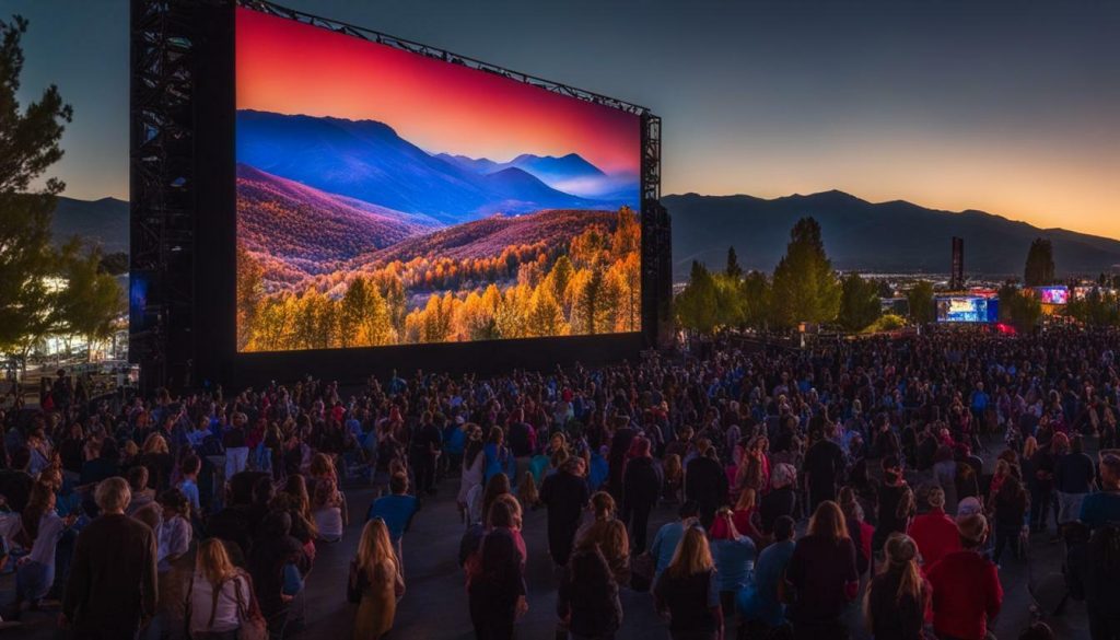 Big LED screen in Carson City