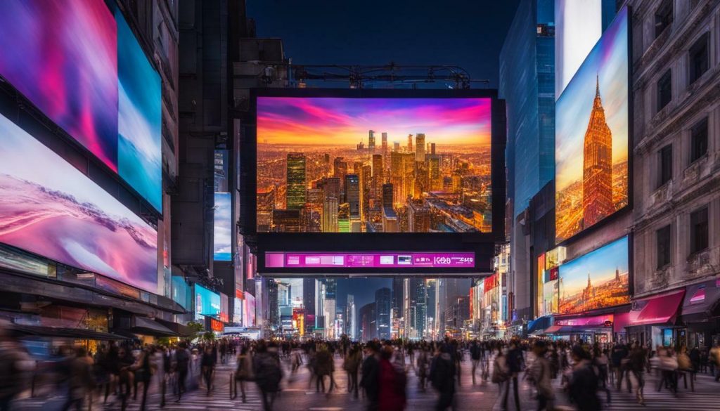 Big LED screen in Ogden