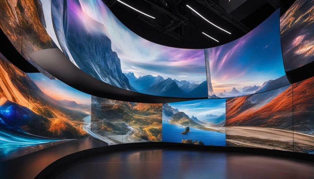 Curved LED Video Wall Technology