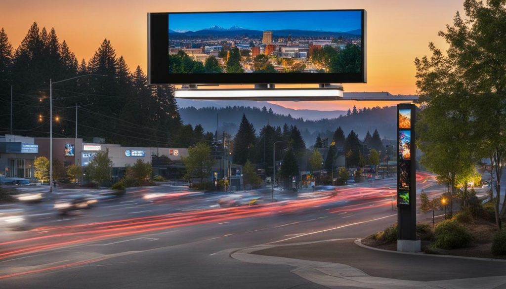 Digital signage in Eugene