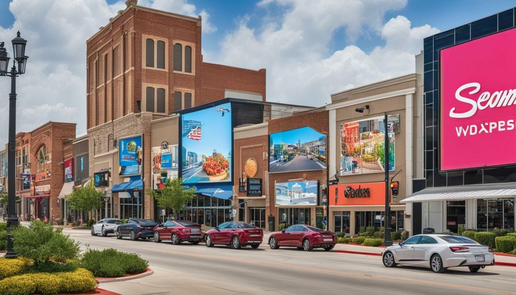 Digital signage in McKinney