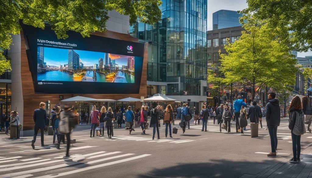 Digital signage in Portland