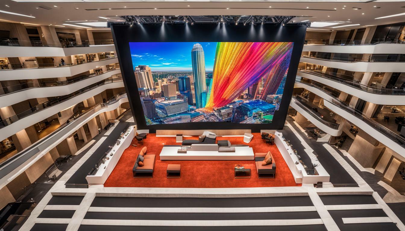 Indoor LED screen in Bakersfield