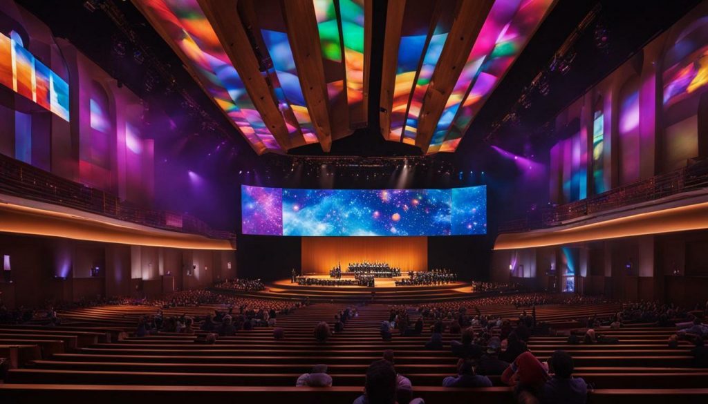 LED screen for church in Bend