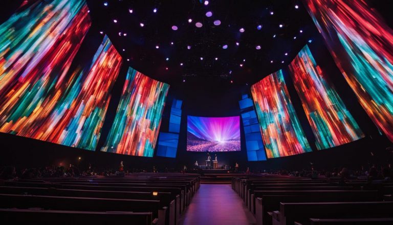 LED screen for church in Boulder City