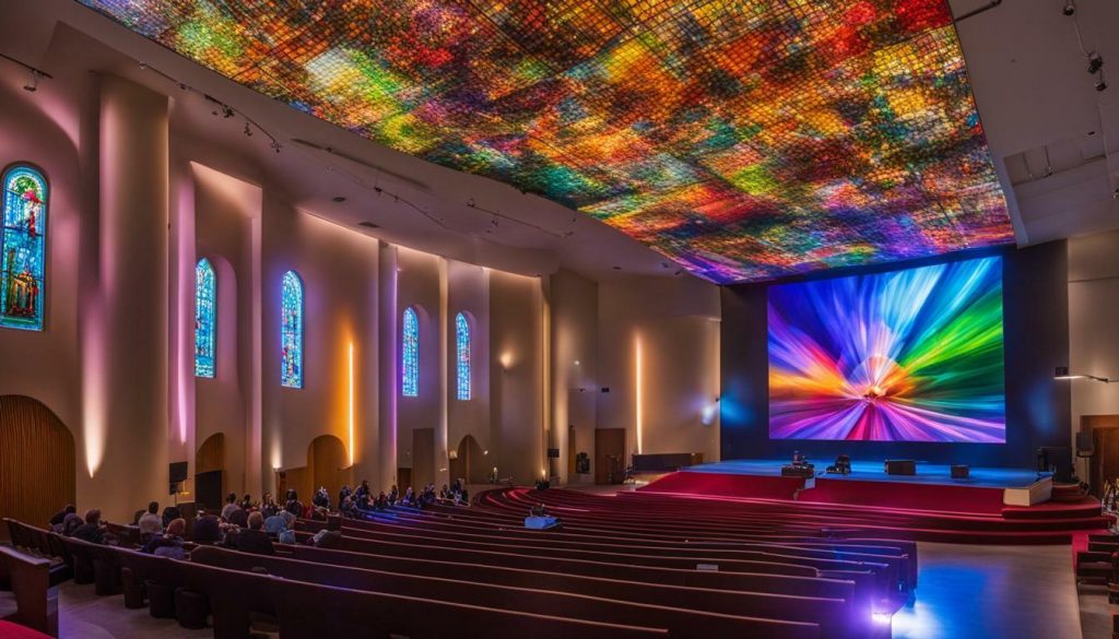 LED screen for church in Chandler