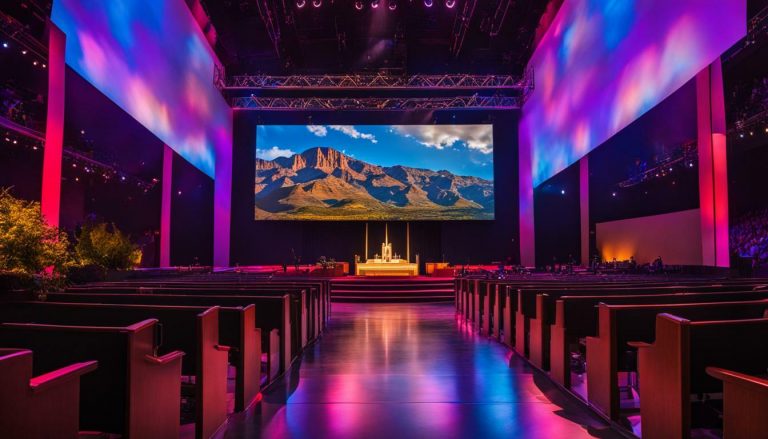 LED screen for church in Goodyear