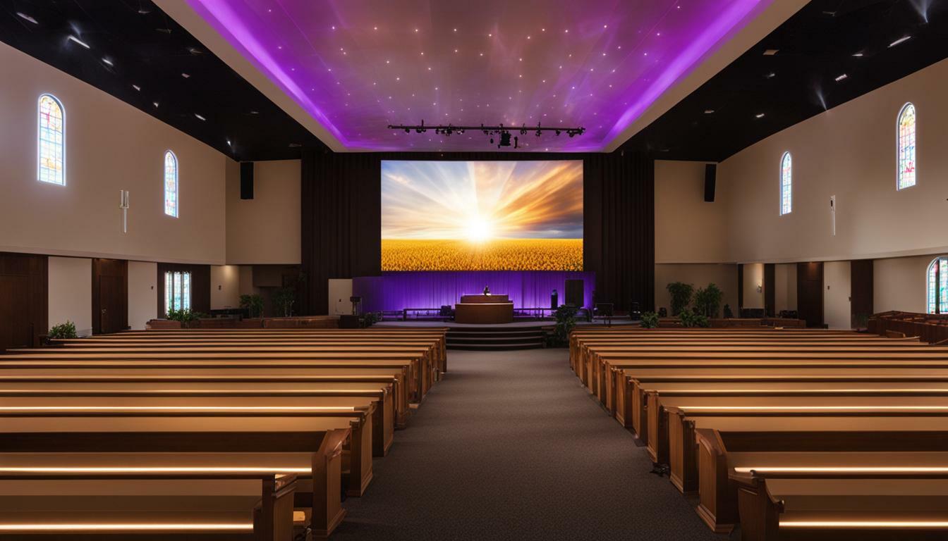 LED Screen for Church in Lovelock
