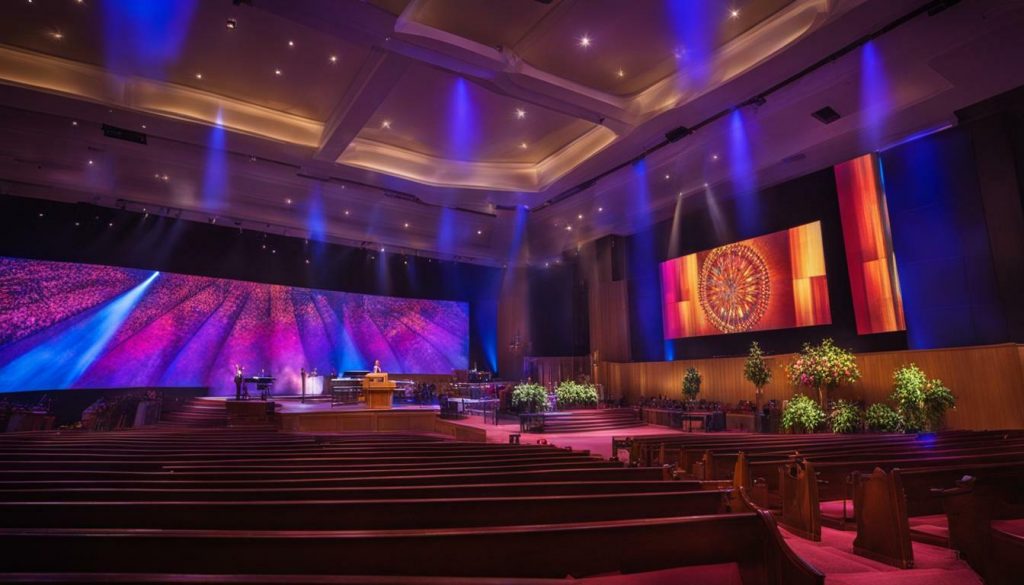 LED screen for church in Millcreek