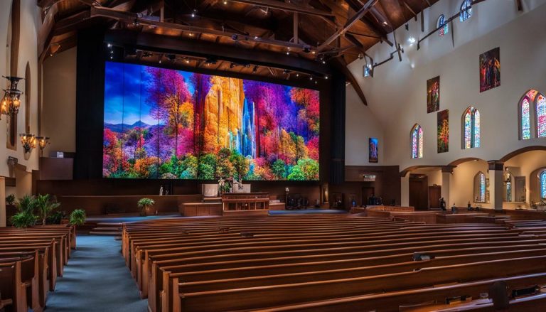 LED screen for church in Oro Valley