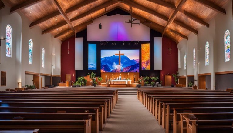 LED screen for church in Scottsdale