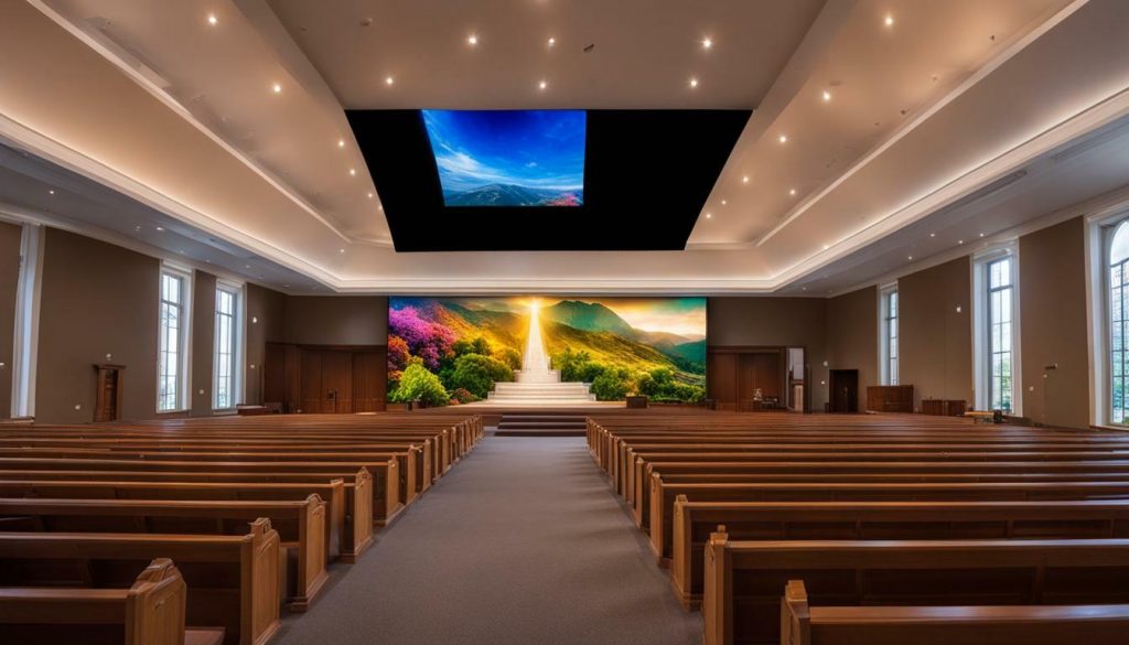 LED screen for church in Spanish Fork