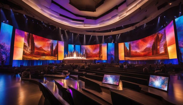 LED screen for church in Sparks