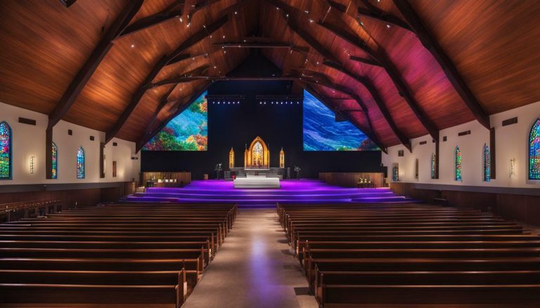 LED screen for church in Tucson