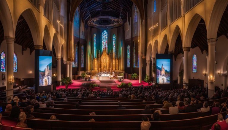 LED screen for church in West Valley City