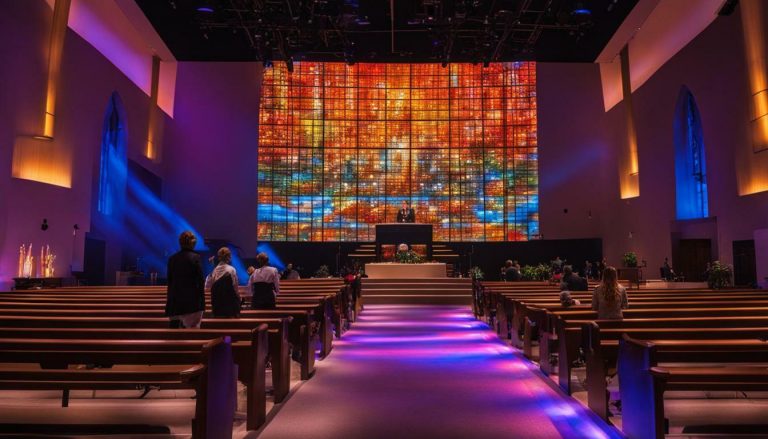 LED wall for church in Chandler