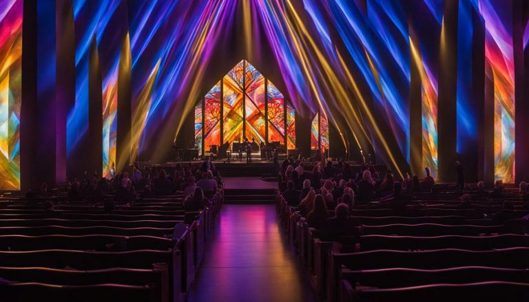 LED wall for church in Fallon