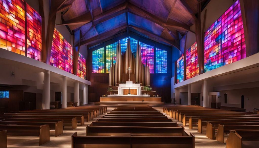 LED wall for church in Fernley